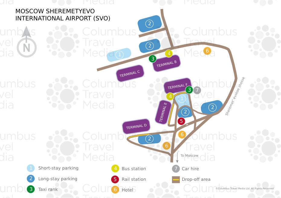 Moscow Sheremetyevo Airport Transfer Sheremetyevo Airport Plan